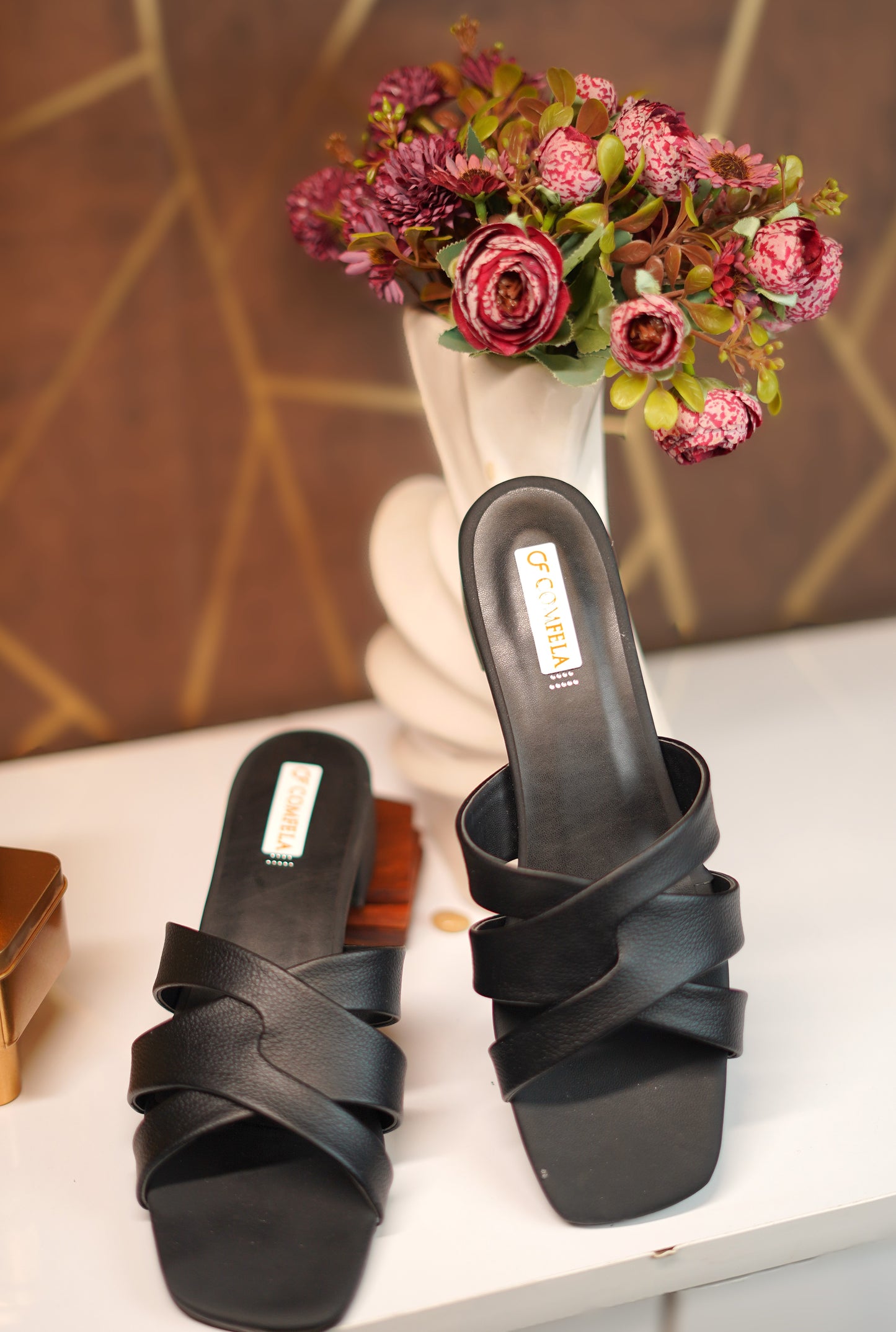 CHICBLACK BLOCK-HEELS