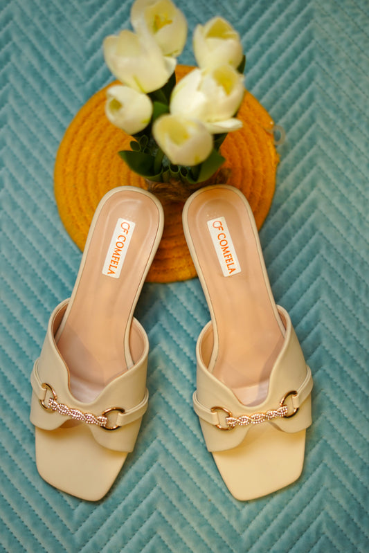 BLOKSY - OFF WHITE HEELS