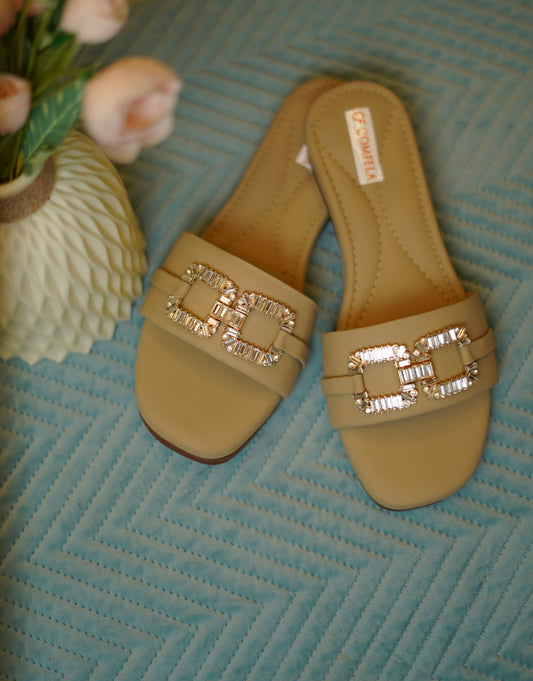 CUSHY FLATS- BEIGE